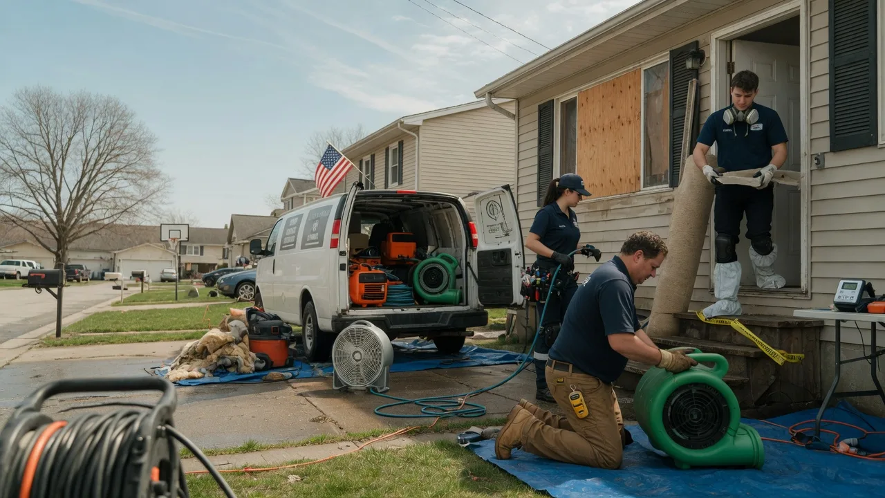 Water Damage Restoration in Spragueville, IA near me